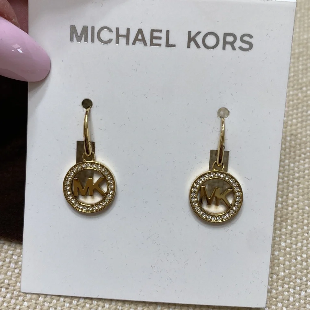 Michael Kors Gold Plated Earrings - Picture 3 of 4